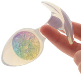 Glams Cosmic Rainbow Butt Plug in Medium - Tophatter's Adult Sex Toys Online Anal Sex Toys > Butt Plugs - Tophatter Daily Deals