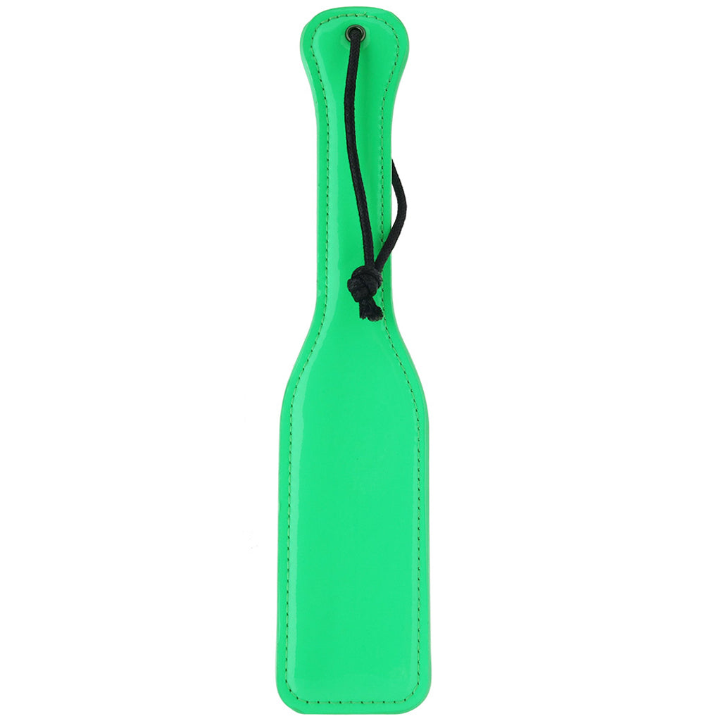 Electra Play Things Paddle in Neon Green - Tophatter's Adult Sex Toys Online Bondage and Fetish > Whips and Crops - Tophatter Daily Deals