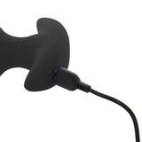 Bang! Thrusting & Vibrating Silicone Butt Plug in Black Anal Sex Toys > Butt Plugs - Tophatter Daily Deals