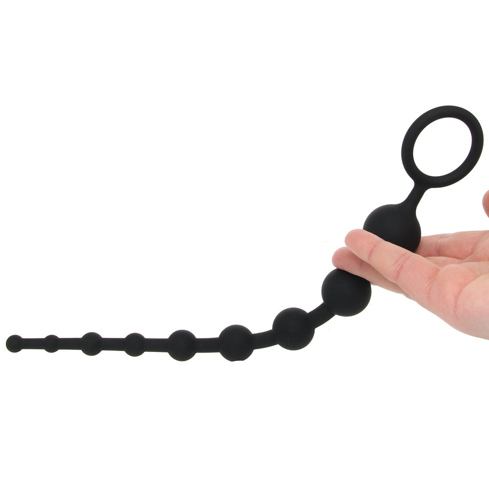 All About Anal Seamless Anal Beads in Black - Wholesale Prices (Limited Deals)