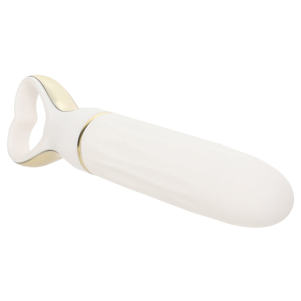 Délice Heart Throb Bullet Vibe in White Bouquet - Tophatter's Adult Sex Toys Online Vibrators > Bullet and Egg Vibrators - Tophatter Daily Deals