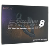 Simul8 Stroker Edition Dual Cock and Ball Vibe Anal Sex Toys > Prostate Massagers - Tophatter Daily Deals