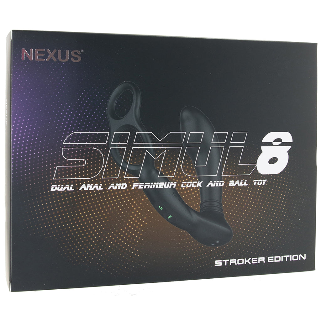 Simul8 Stroker Edition Dual Cock and Ball Vibe Anal Sex Toys > Prostate Massagers - Tophatter Daily Deals