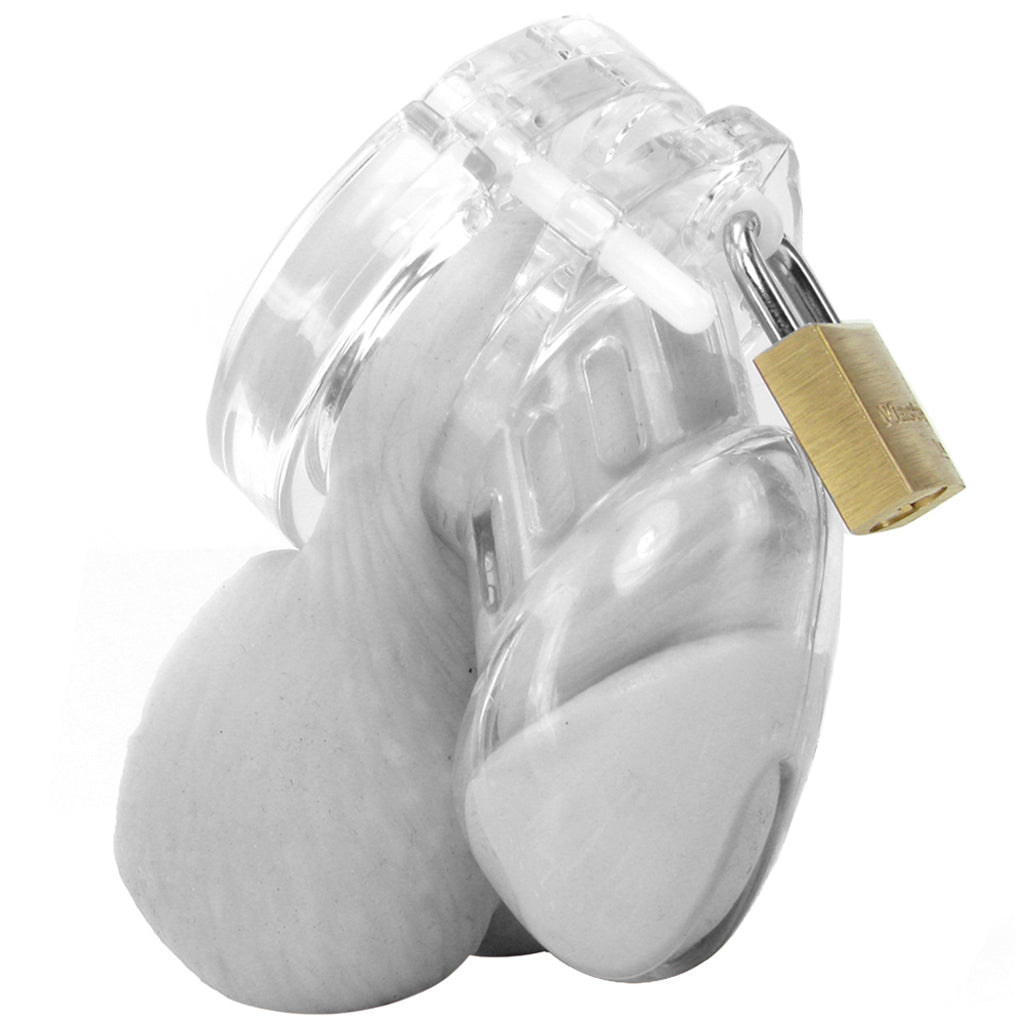 CB-6000S Clear Male Chastity Device in 2.5 Inch Bondage and Fetish > Cock and Ball Devices - Tophatter Daily Deals