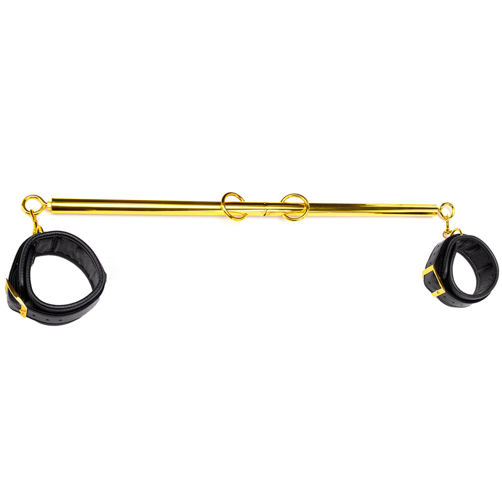 Expandable Spreader Bar Set in Gold Bondage and Fetish > Restraints - Tophatter Daily Deals