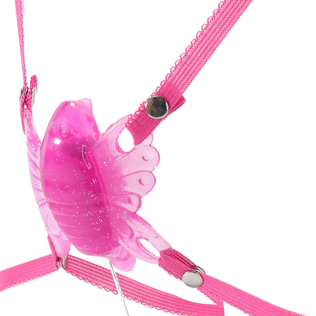 PinkCherry Wearable Butterfly Vibe in Pink Vibrators > Wearable & Panty Vibrators - Tophatter Daily Deals
