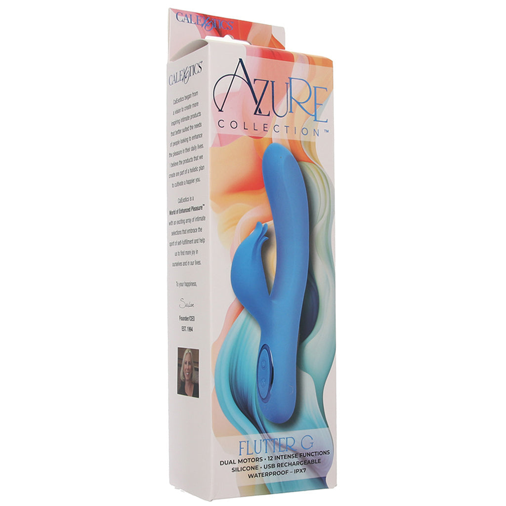 Azure Collection Flutter G Vibe Vibrators > Rabbit Vibrators - Tophatter Daily Deals