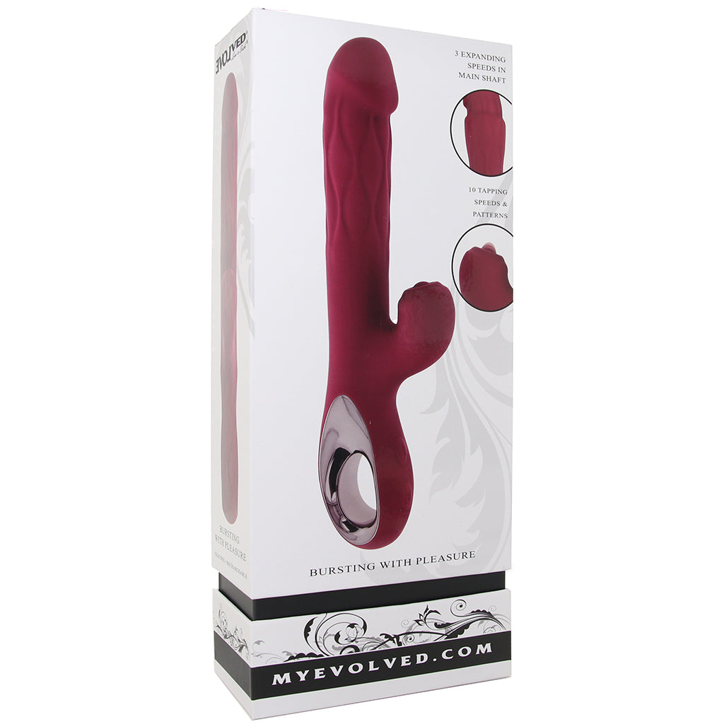 Bursting with Pleasure Expanding Rabbit Vibe Vibrators > Rabbit Vibrators - Tophatter Daily Deals