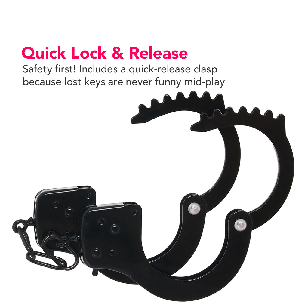 Fetish Fantasy Designer Cuffs in Black Bondage and Fetish > Wrist and Ankle Cuffs - Tophatter Daily Deals