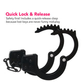 Fetish Fantasy Designer Cuffs in Black Bondage and Fetish > Wrist and Ankle Cuffs - Tophatter Daily Deals