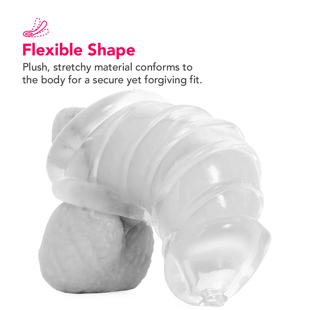 Detained Soft Body Chastity Cage Bondage and Fetish > Cock and Ball Devices - Tophatter Daily Deals