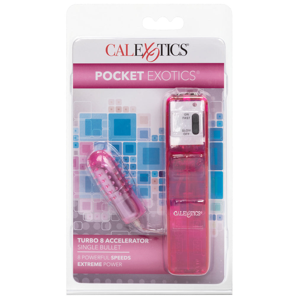 Turbo 8 Accelerator Bullet Vibe in Pink Vibrators > Bullet and Egg Vibrators - Tophatter Daily Deals