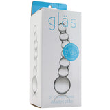 5 Inch Curved Glass Beaded Dildo Dildo Sex Toys > Non-Phallic Dildos - Tophatter Daily Deals