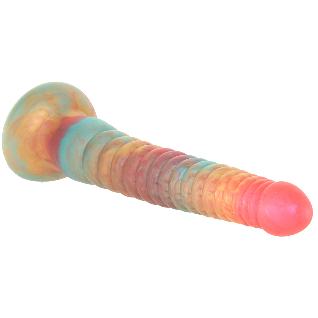Colours Stacked 9 Inch Dildo in Red/Gold - Tophatter's Adult Sex Toys Online Dildo Sex Toys > Non-Phallic Dildos - Tophatter Daily Deals