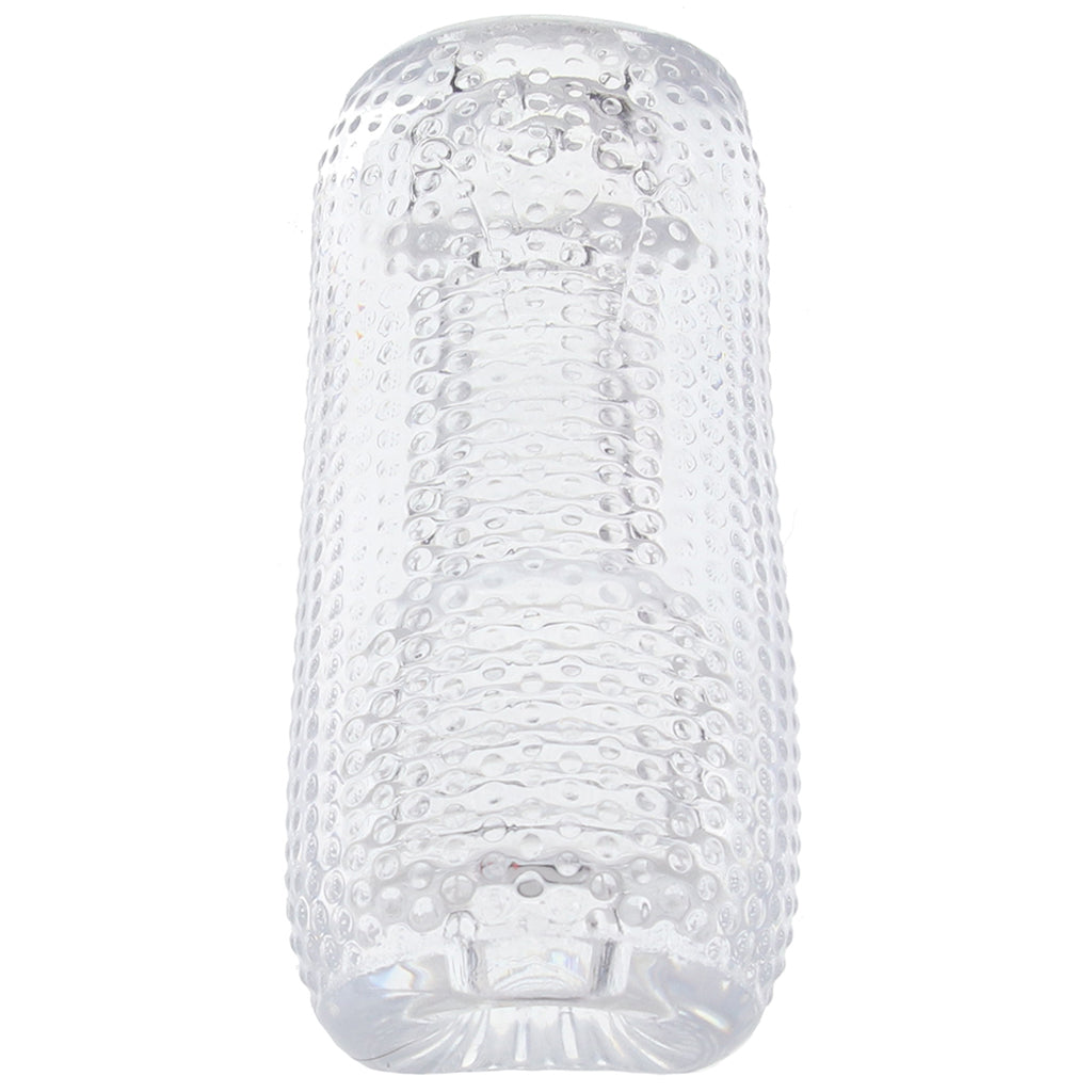Royce Crystal Masturbator in Clear - Tophatter's Adult Products Male Masturbators > Pocket Strokers - Tophatter Daily Deals