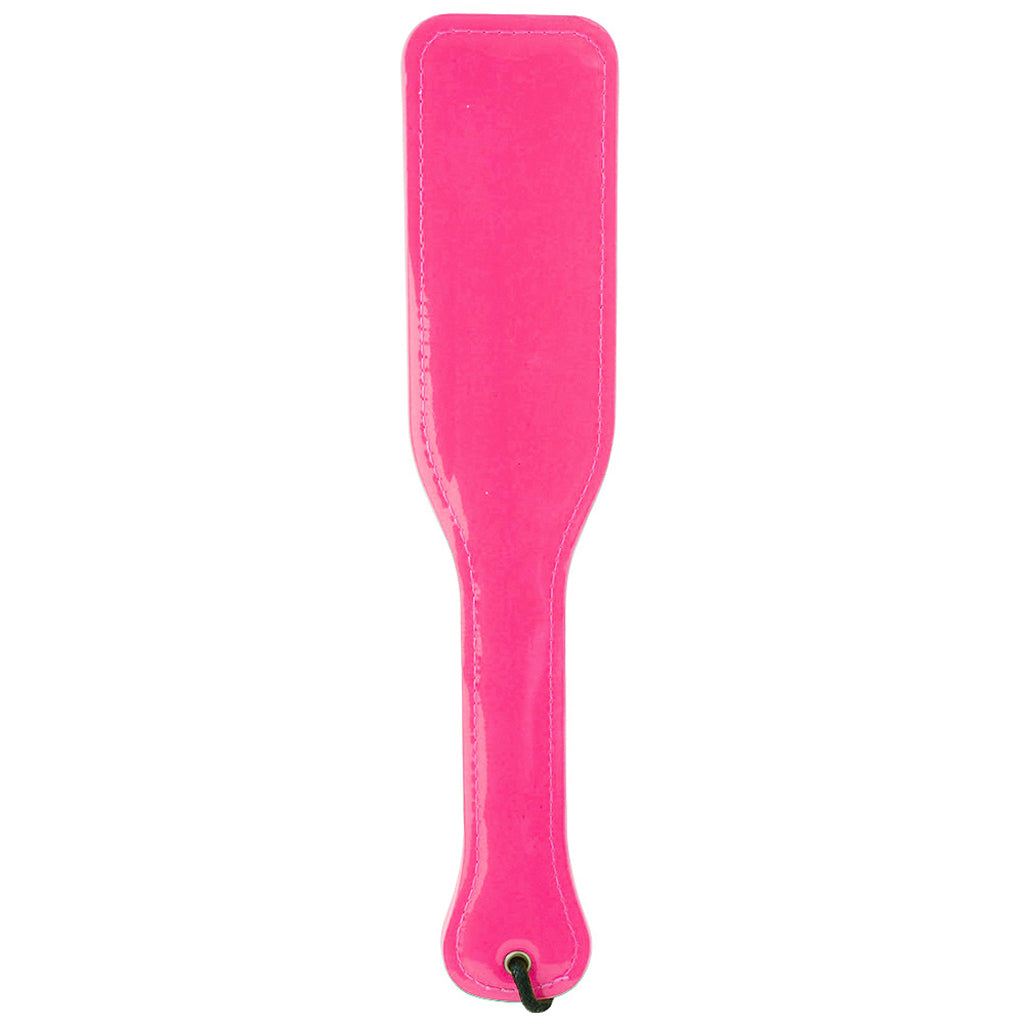 Electra Play Things Paddle in Neon Pink - Tophatter's Adult Products Bondage and Fetish > Whips and Crops - Tophatter Daily Deals