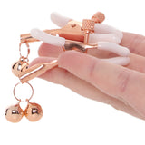 S&M Peaches 'n CreaMe Bell Nipple Clamps - Tophatter's Adult Sex Toys Online Bondage and Fetish > Nipple Stimulators & Clamps - Tophatter Daily Deals