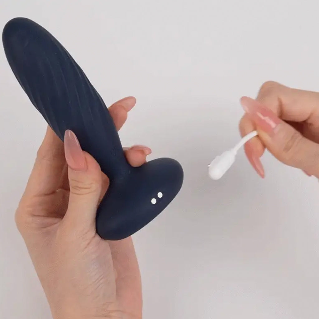 Jordan App-Controlled Thrusting Anal Vibe - Tophatter's Vibrator Deals Online Anal Sex Toys > Butt Plugs - Tophatter Daily Deals
