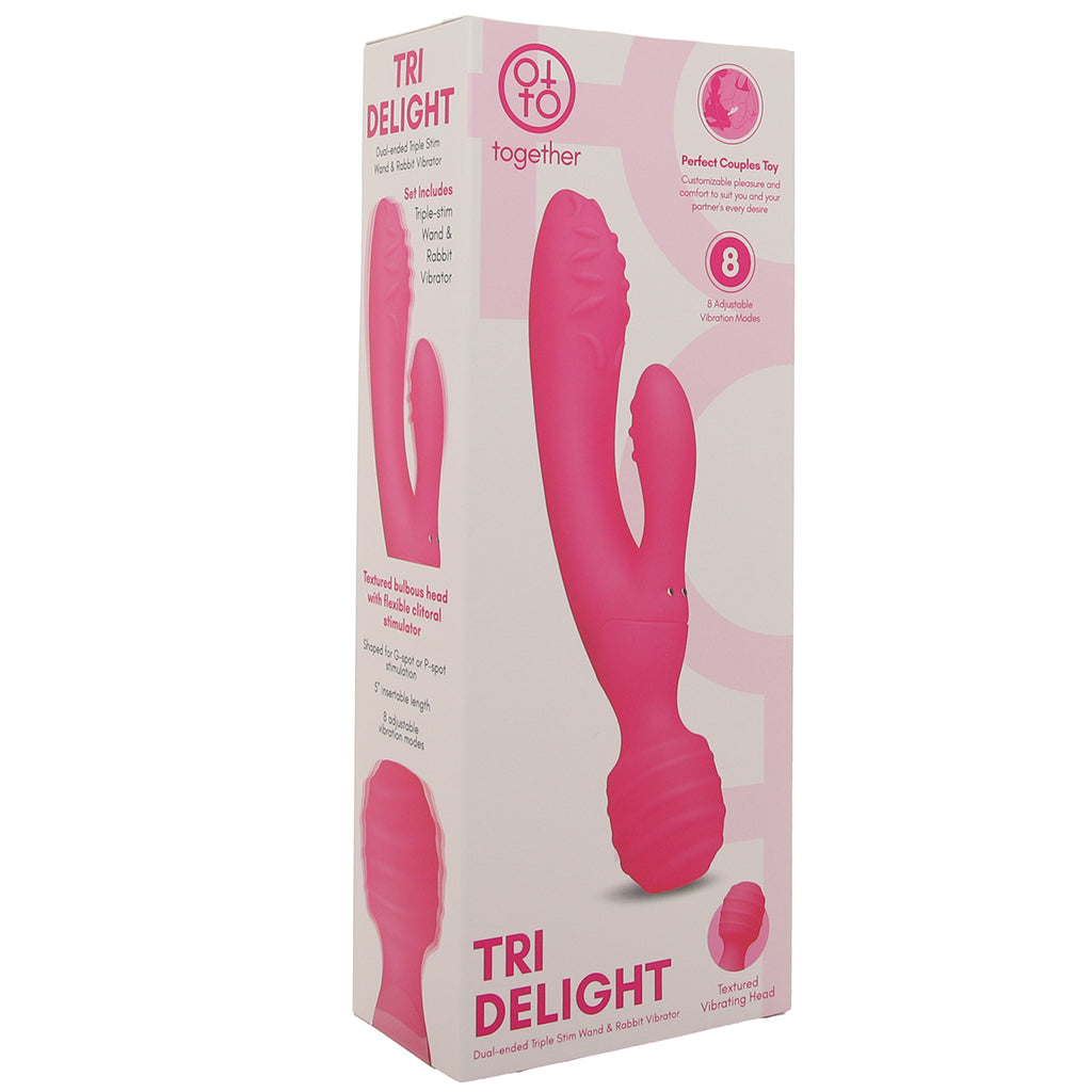 Together Tri Delight Triple Stim Vibe Vibrators > Rabbit Vibrators - Tophatter Daily Deals
