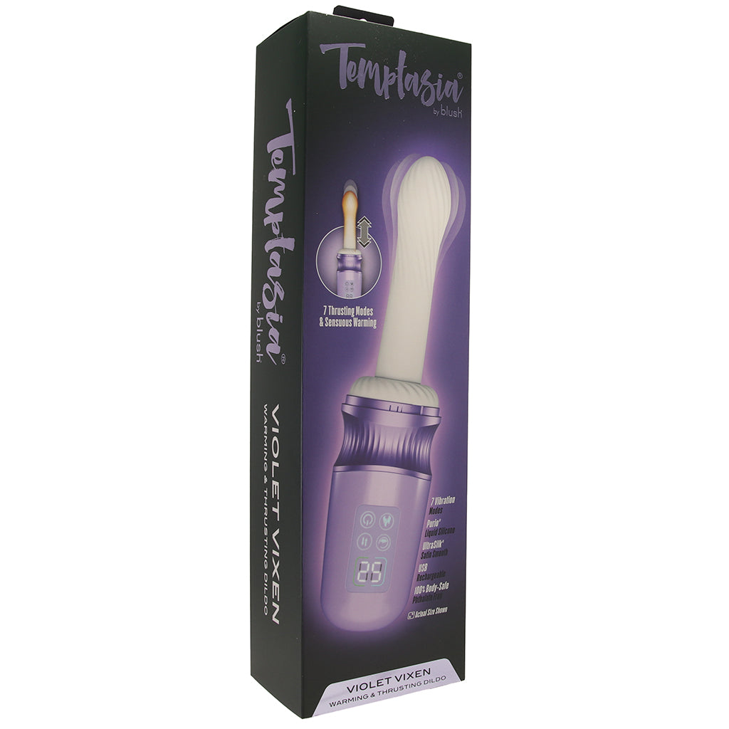 Temptasia Violet Vixen Thrusting Vibe Vibrators > G-Spot Vibrators - Tophatter Daily Deals