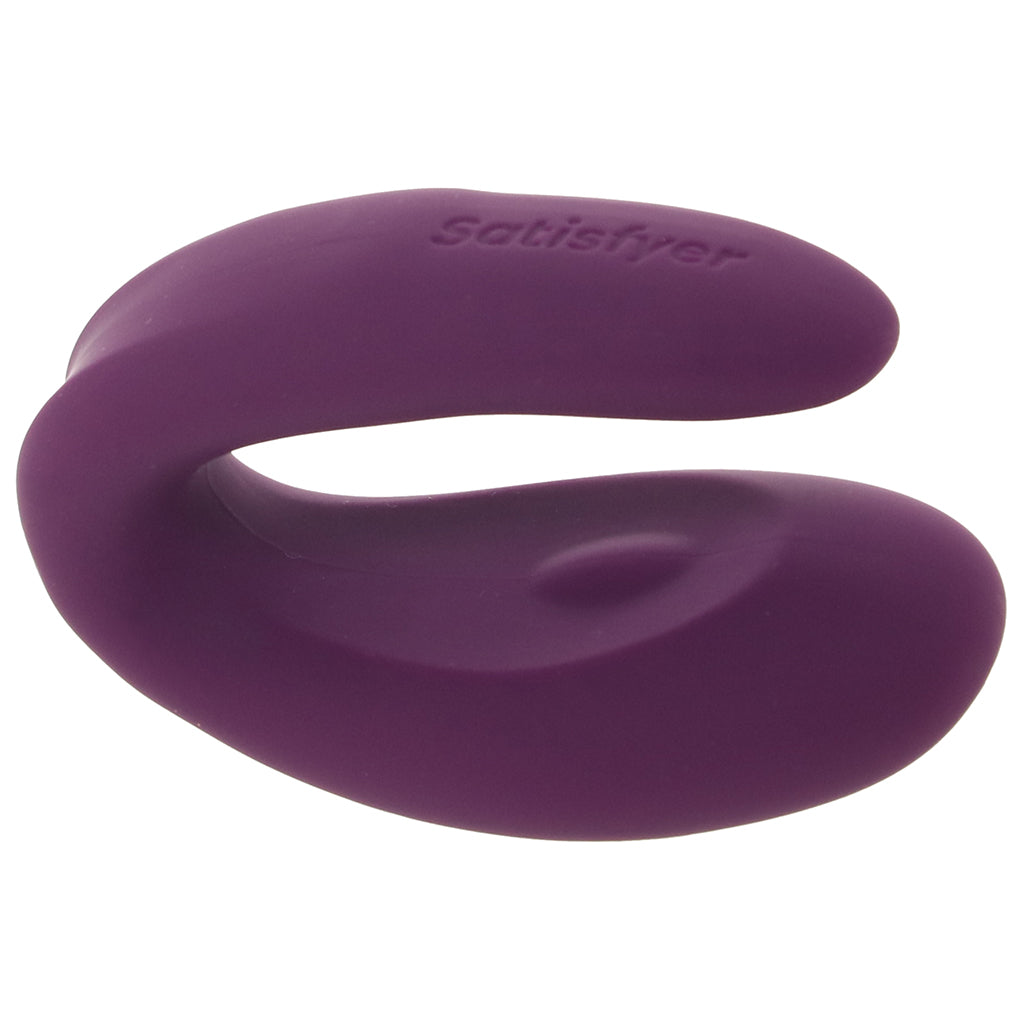 Satisfyer Double Joy Partner Vibe in Violet Vibrators > Clitoral Stimulators - Tophatter Daily Deals