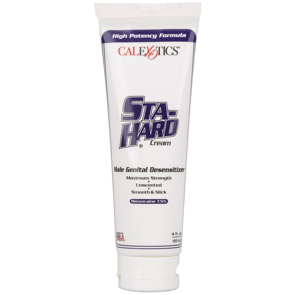 Sta-Hard Desensitizer Cream in 4oz/118ml - Tophatter's Adult Sex Toys Online Lubes and Lotions > Female Enhancement - Tophatter Daily Deals