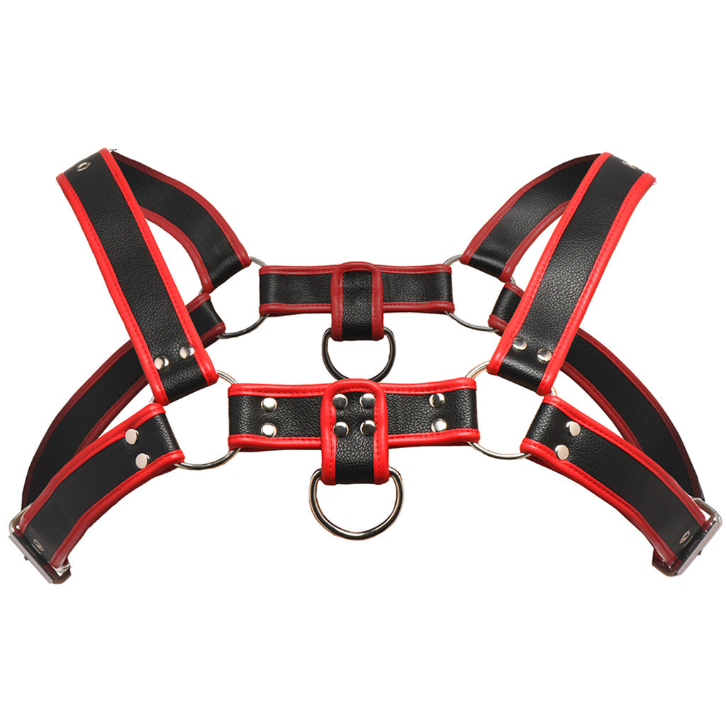 Master Series Bulldog Harness in Red - Tophatter's Adult Sex Toys Online Bondage and Fetish > Restraints - Tophatter Daily Deals