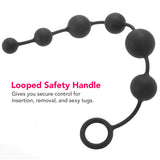 Anal Adventures Platinum Large Silicone Anal Beads Anal Sex Toys > Anal Beads - Tophatter Daily Deals