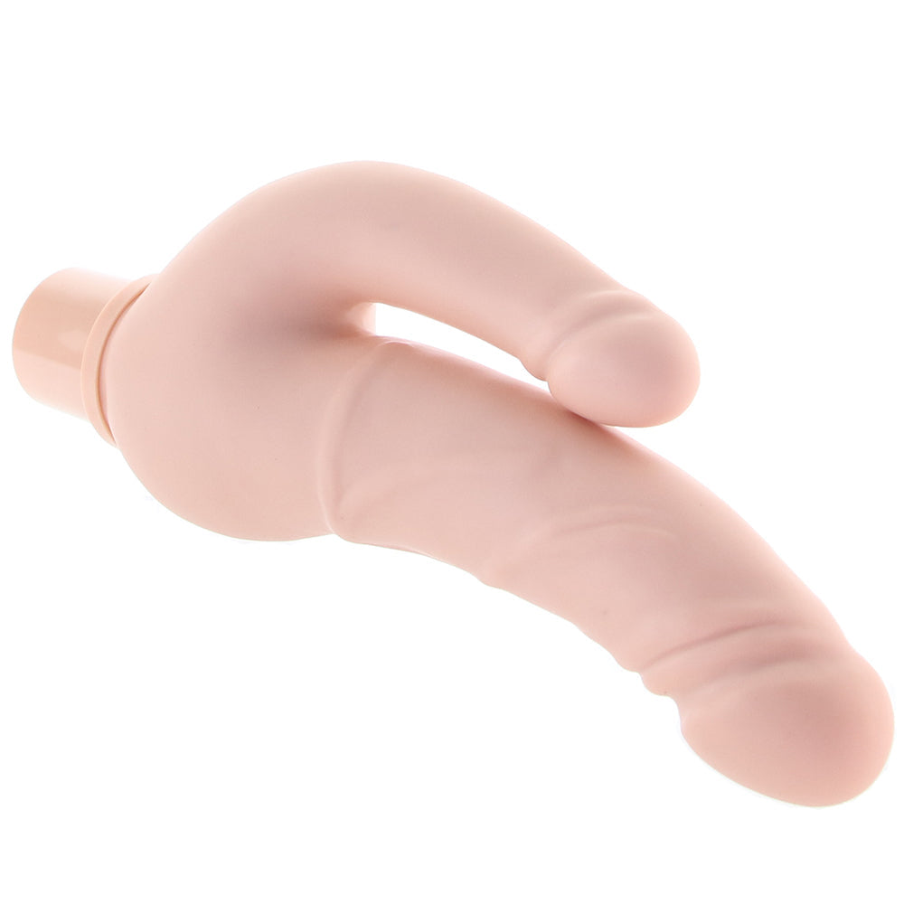 Power Stud Rechargeable Over & Under Vibe in White - Tophatter's Vibrator Deals Online Dildo Sex Toys > Realistic Dildos - Tophatter Daily Deals