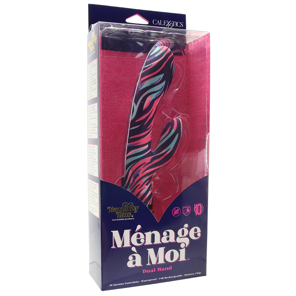 Naughty Bits Ménage à Moi Dual Wand Vibrators > Rabbit Vibrators - Tophatter Daily Deals