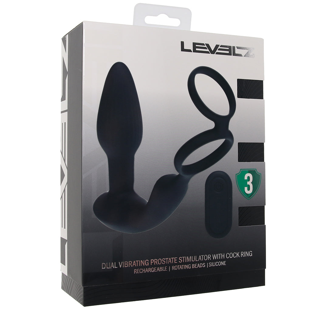 LEVELZ Dual Vibrating Ring and Rotating Plug Anal Sex Toys > Butt Plugs - Tophatter Daily Deals