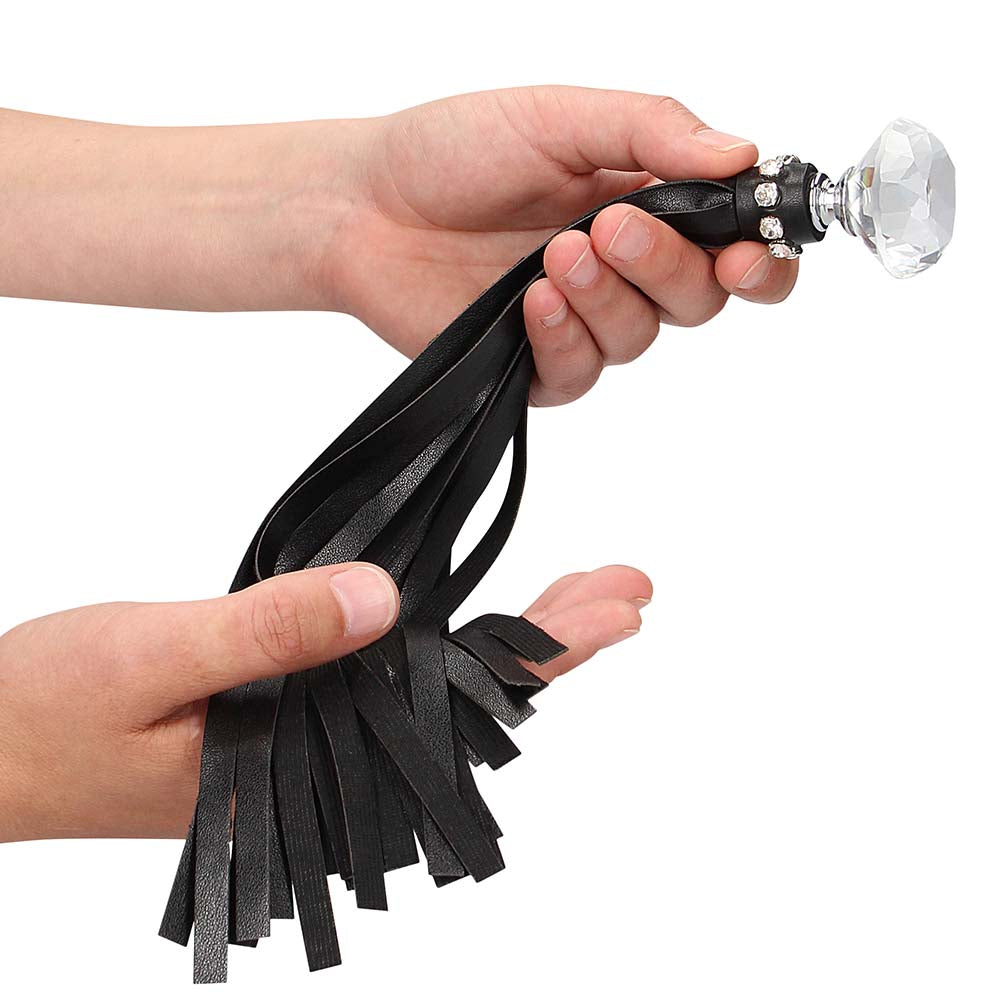 Ouch! Diamond Studded Flogger Bondage and Fetish > Whips and Crops - Tophatter Daily Deals