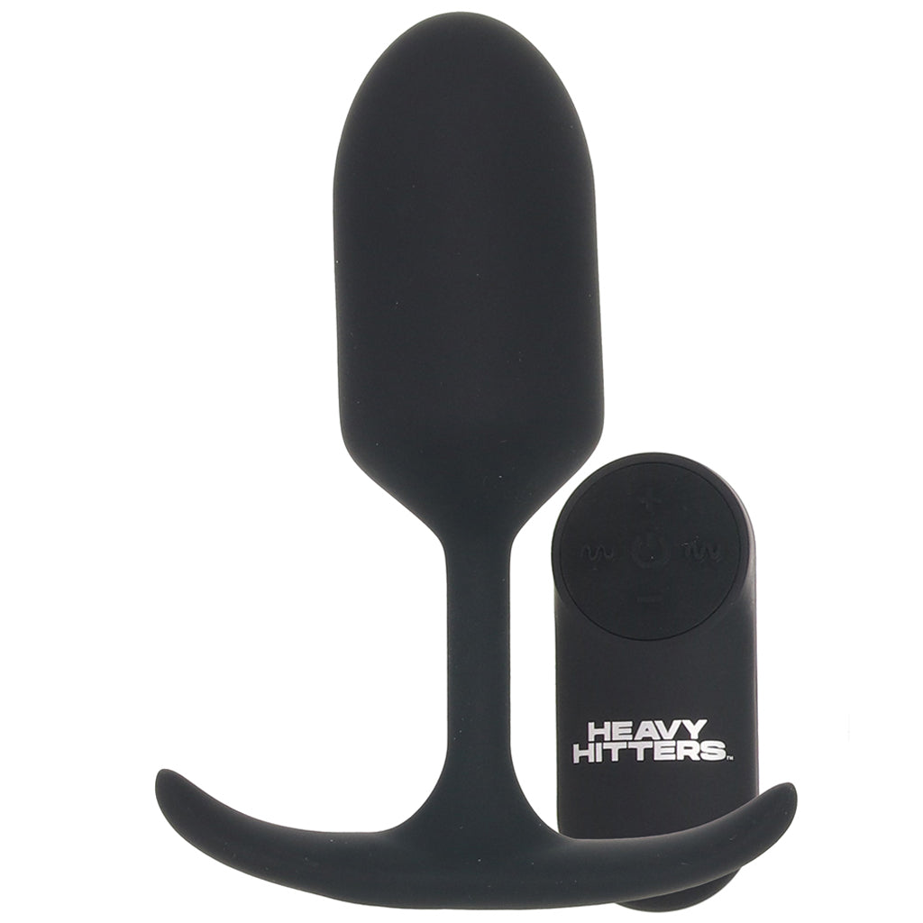 Heavy Hitters Weighted Silicone Anal Plug Vibe in Large - Tophatter's Adult Sex Toys Online Anal Sex Toys > Butt Plugs - Tophatter Daily Deals