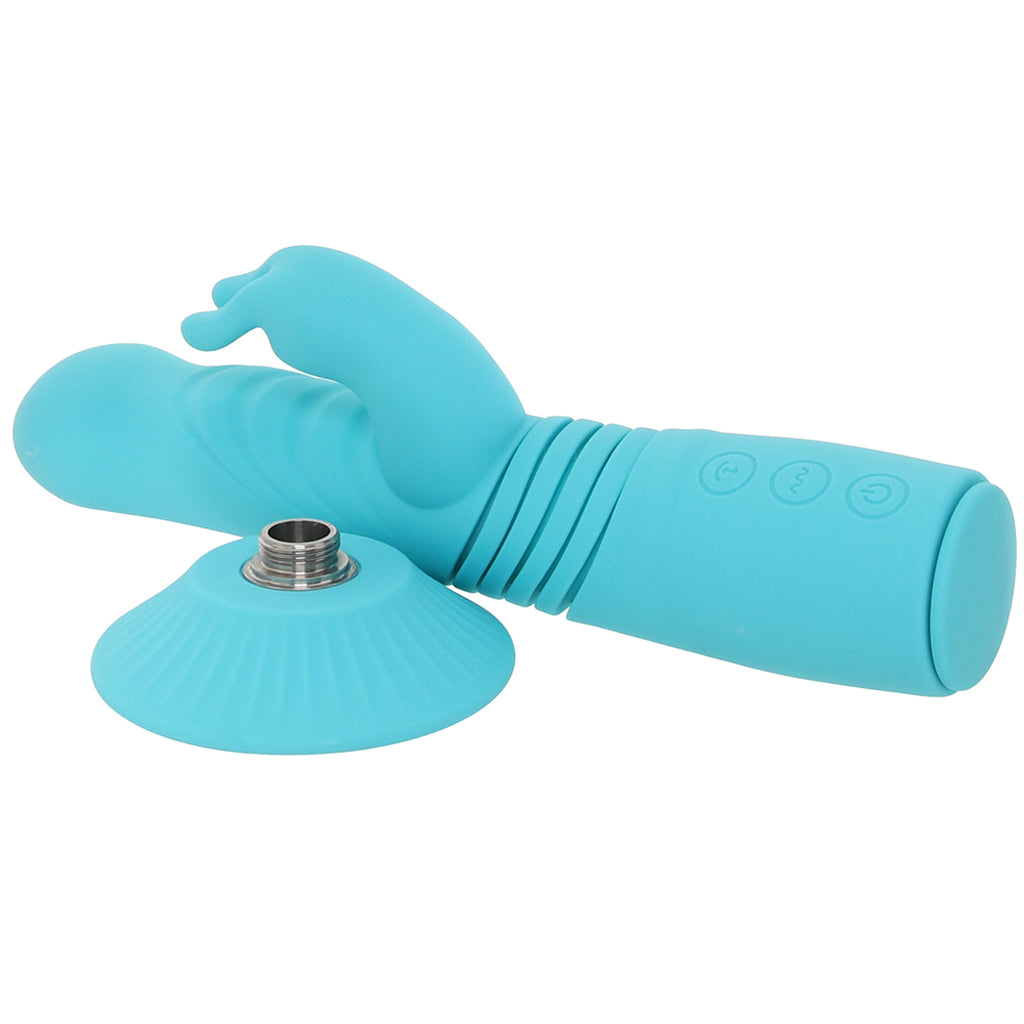 Bunny Hop Thrusting Rabbit Vibe - Tophatter's Vibrator Deals Online Vibrators > Rabbit Vibrators - Tophatter Daily Deals