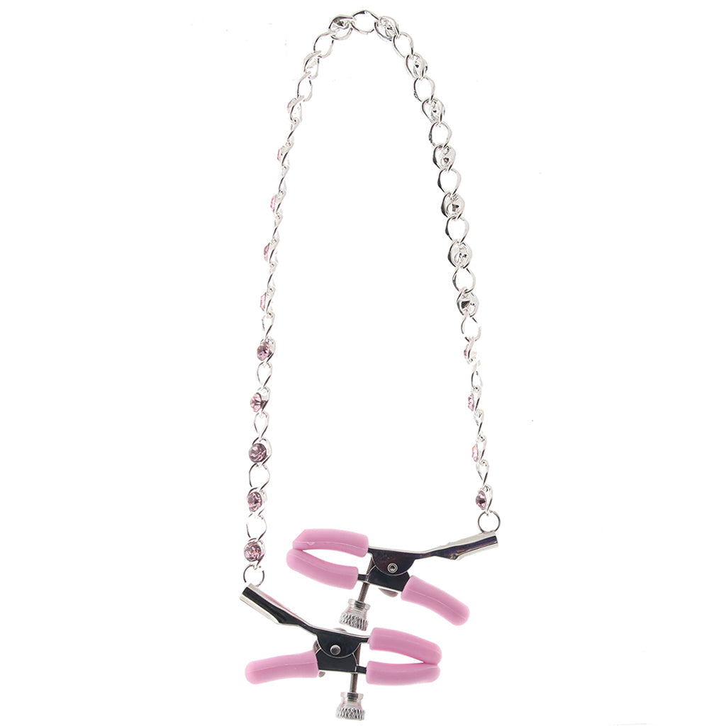 PinkCherry In A Pinch Beginner Nipple Clamps Bondage and Fetish > Nipple Stimulators & Clamps - Tophatter Daily Deals