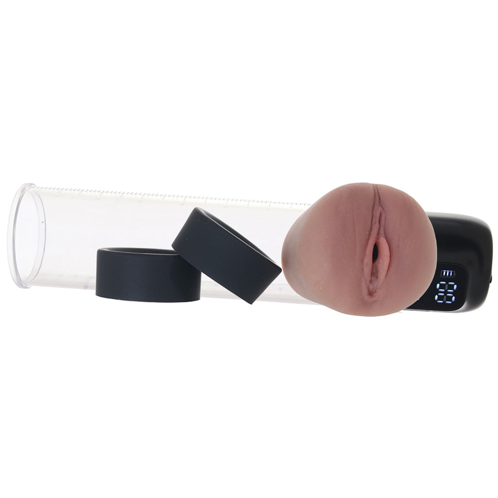 Size Matters Sucking Penis Pump and Stroker Male Enhancement > Penis Pumps - Tophatter Daily Deals