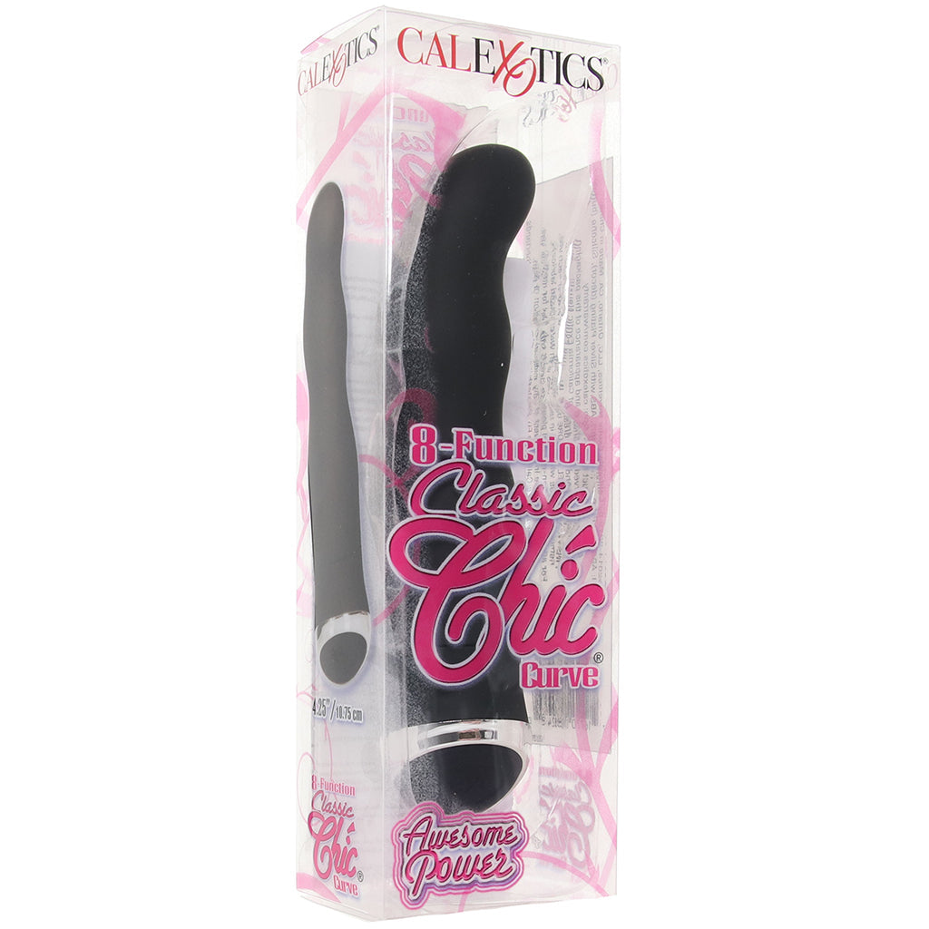 8 Function Classic Chic Curve Vibe in Black - Tophatter's Vibrator Deals Online Vibrators > G-Spot Vibrators - Tophatter Daily Deals