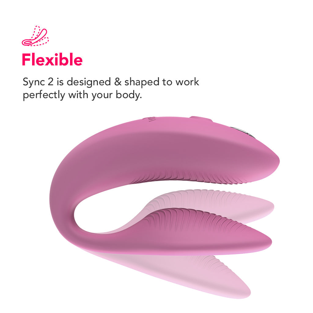 We-Vibe Sync 2 Couple's Vibe in Rose - Tophatter's Vibrator Deals Online Vibrators > G-Spot Vibrators - Tophatter Daily Deals