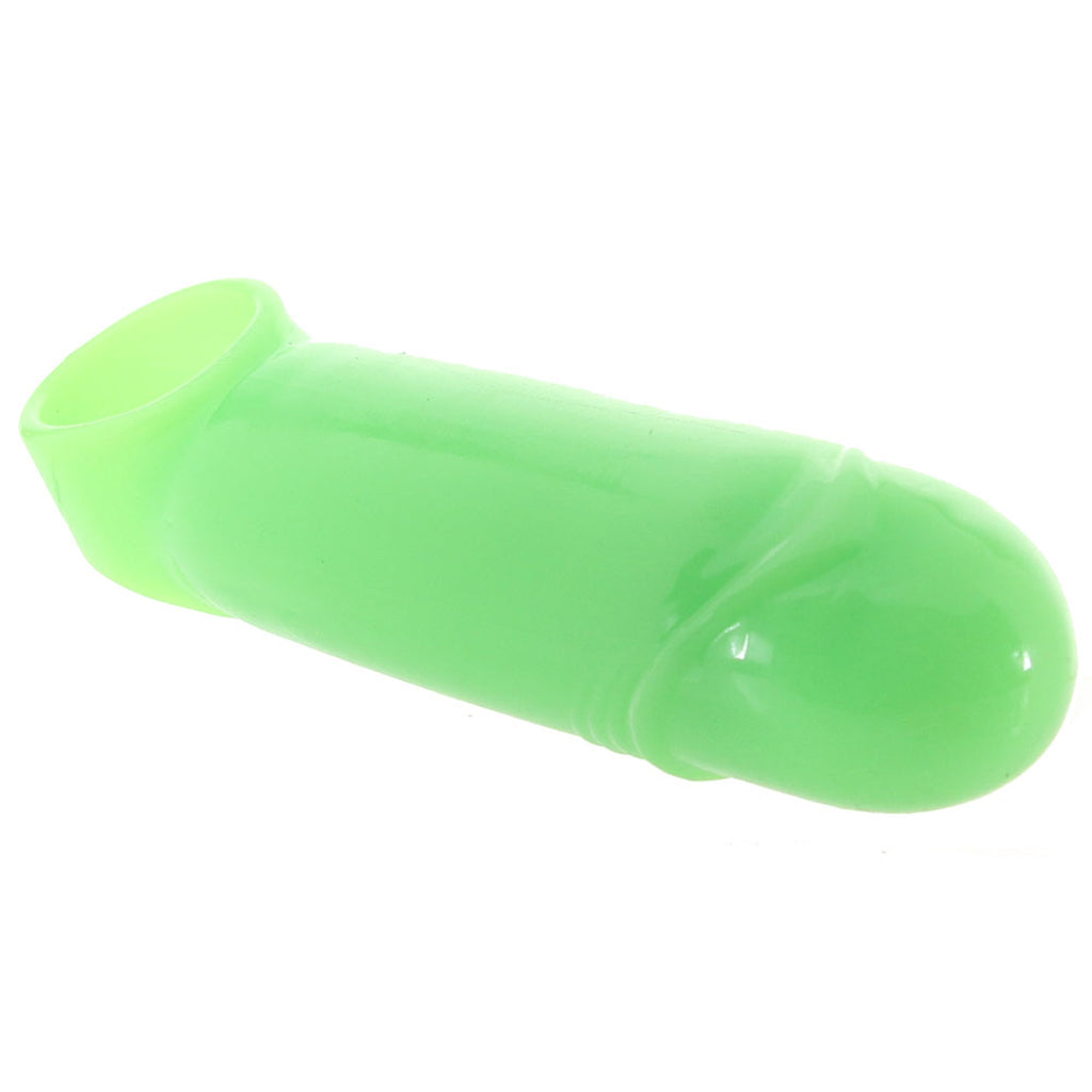 Ouch! Glow In The Dark Thick Smooth Penis Sleeve - Tophatter's Adult Products Male Enhancement > Extenders and Sleeves - Tophatter Daily Deals