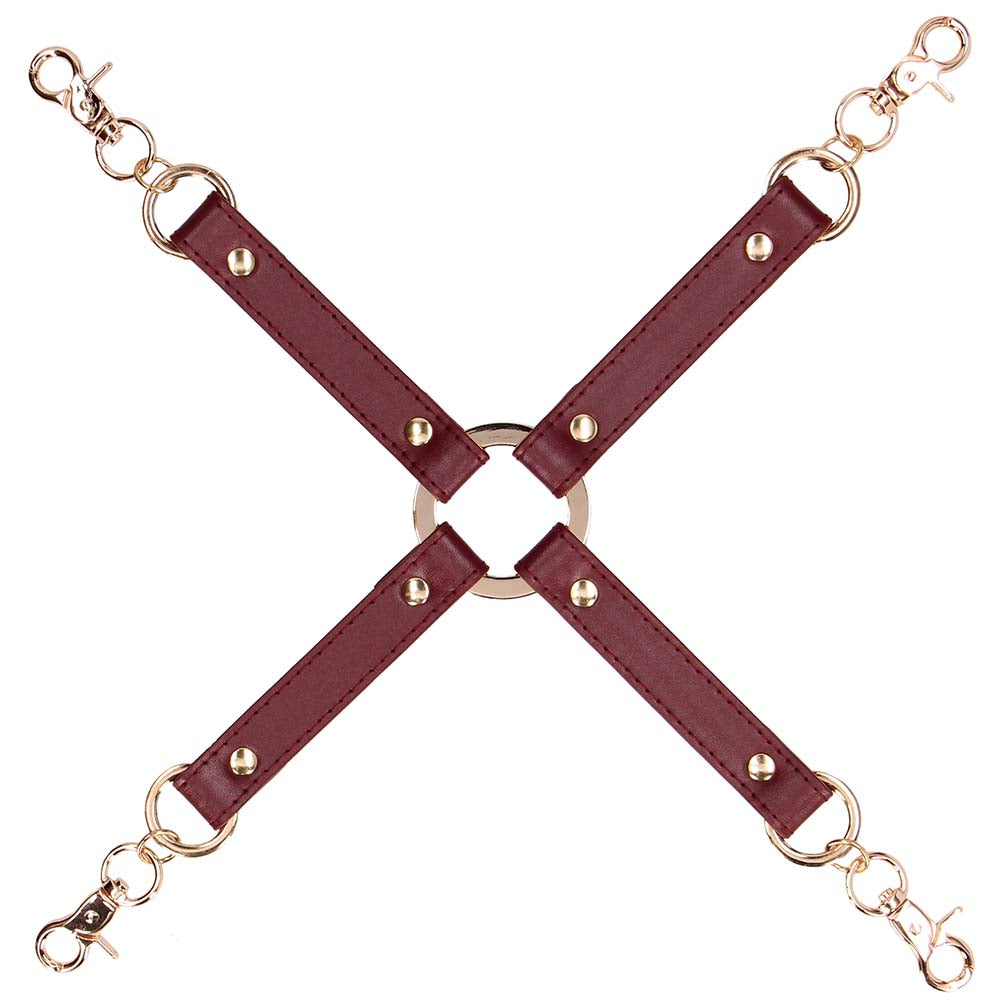 Ouch! Halo Hogtie Connector in Burgundy Bondage and Fetish > Restraints - Tophatter Daily Deals