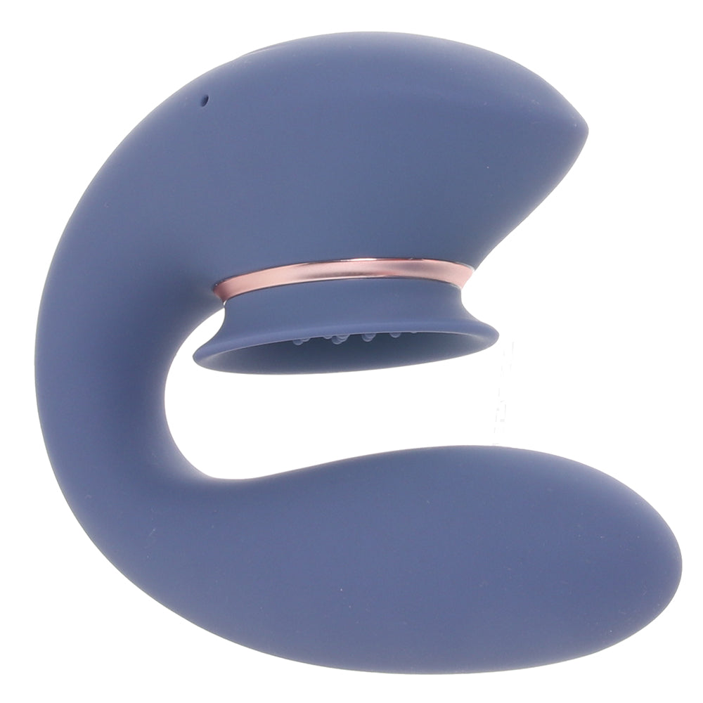 Twitch 3 Innovation G-Spot and Suction Vibe in Blue Vibrators > G-Spot Vibrators - Tophatter Daily Deals