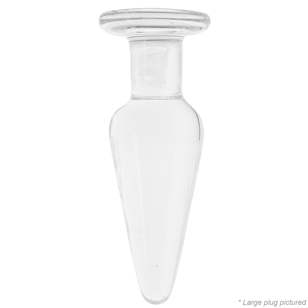 Crystal Premium Glass Tapered Anal Trainer Kit in Clear - Tophatter's Adult Products Anal Sex Toys > Butt Plugs - Tophatter Daily Deals