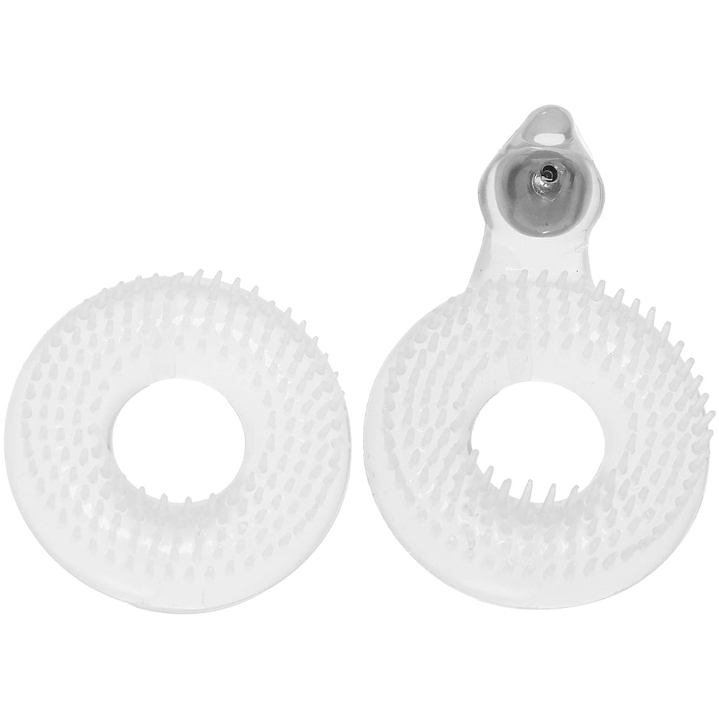 Enhancer Silicone Dual Love Rings Cock Rings - Tophatter Daily Deals