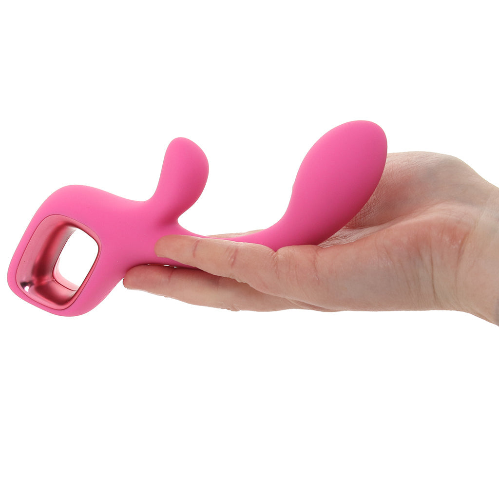 Pretty in Pink Velvet G-Spot Rabbit Vibe Vibrators > Rabbit Vibrators - Tophatter Daily Deals