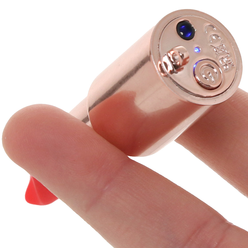 Loveline Diamond Lipstick Vibe with Attachments Vibrators > Clitoral Stimulators - Tophatter Daily Deals
