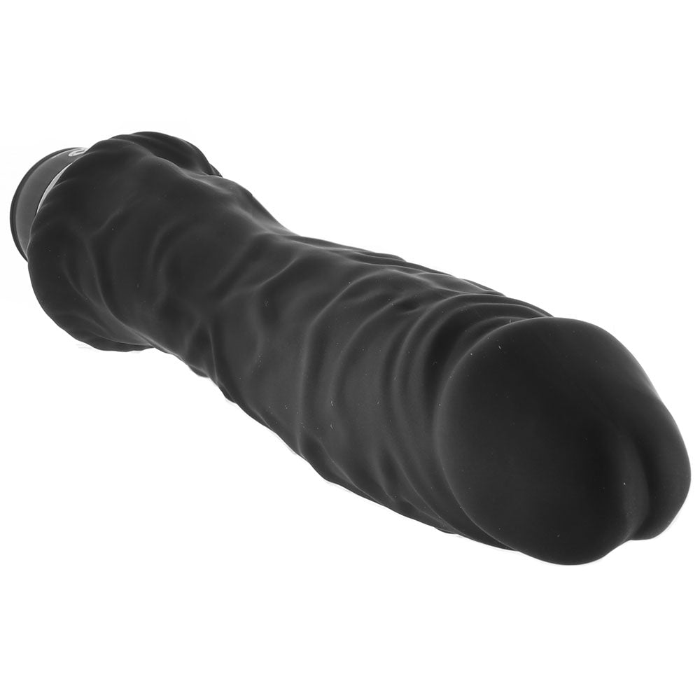 PowerCock 8 Inch Girthy Realistic Vibe in Black - Tophatter's Adult Sex Toys Online Vibrators > Realistic Vibrator Dildos - Tophatter Daily Deals