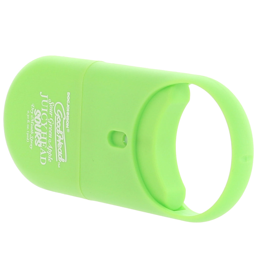 GoodHead Juicy Head Sours Mouth Spray To-Go in Green Apple - Tophatter's Adult Sex Toys Online Lubes and Lotions > Flavored Sex Lubes - Tophatter Daily Deals