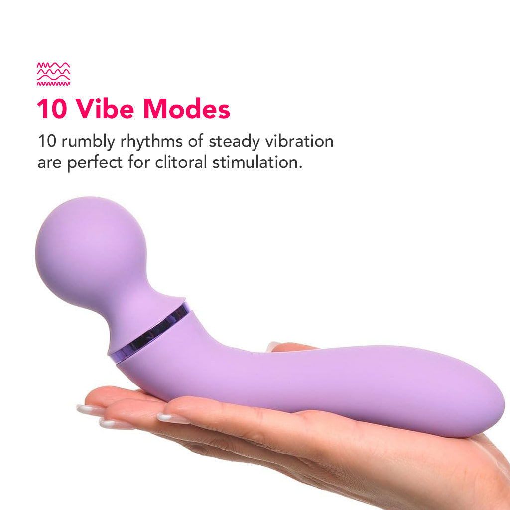 Fantasy For Her Duo Wand Massage-Her in Purple - Tophatter's Vibrator Deals Online Vibrators > Wands - Tophatter Daily Deals