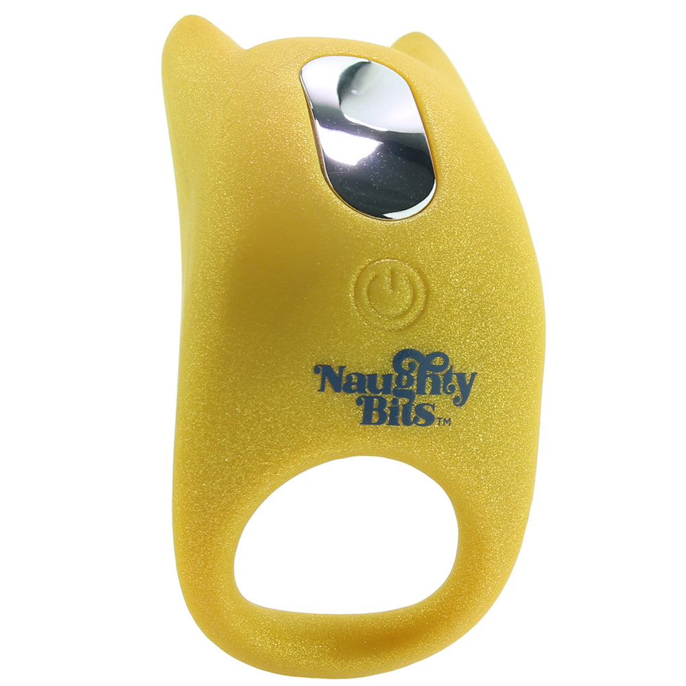 Naughty Bits Horny AF Vibrating Cock Ring - Tophatter's Adult Sex Toys Online Cock Rings - Tophatter Daily Deals