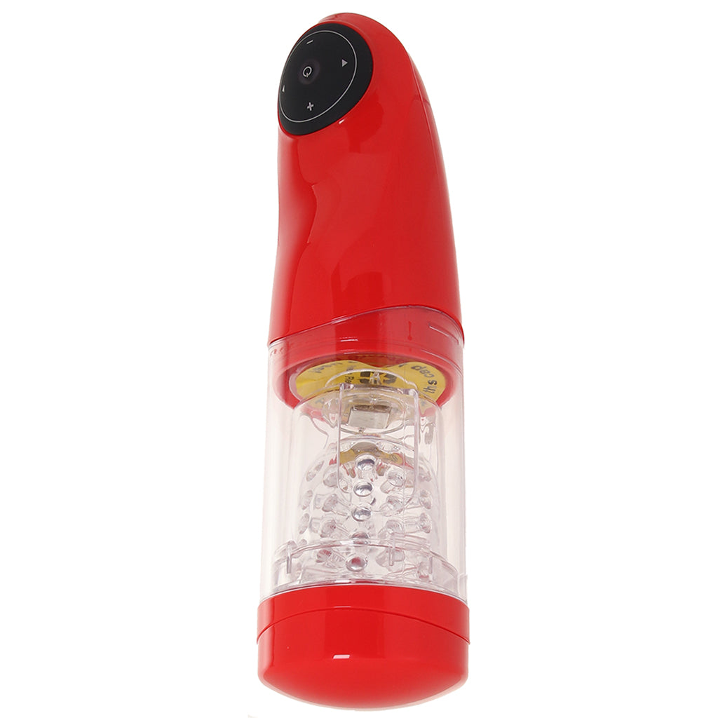 Extreme Mega-Bator Mouth in Red/Clear Male Masturbators > Mouth Masturbators & Strokers - Tophatter Daily Deals